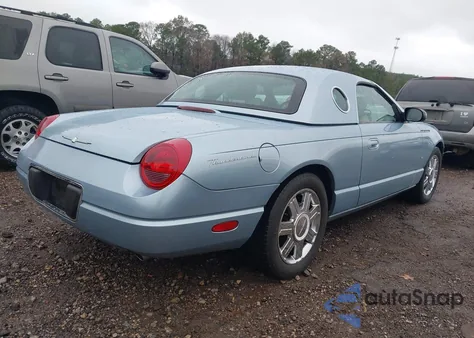 2004 Ford Thunderbird из США, поврежденный, VIN 1FAHP60A84Y110673